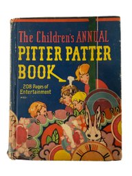 Antique Childrens Book Pitter Patter