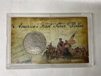 Authentic 1783 America's First Silver Dollar Mexico Shipwreck 8 Reales Antique Pirate Coin