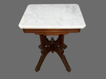 Small Victorian Marble Top Table