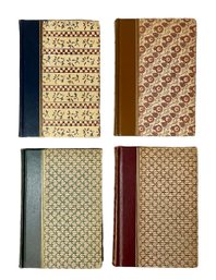 Four Decoratively Bound Vintage/antique Books