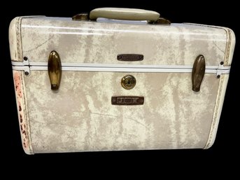 Vintage Marbleized Samsonite Hardshell  Suitcase