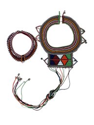 Vintage African Beaded Necklaces