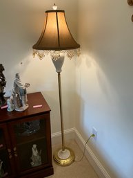 3C Lenox Porcelain And Metal Floor Lamp