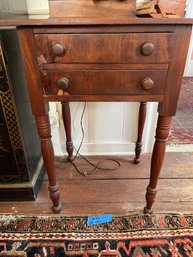 Federal Two Drawer Antique Stand Stand