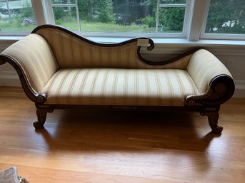 2K Carved And Gilt Chaise Lounge