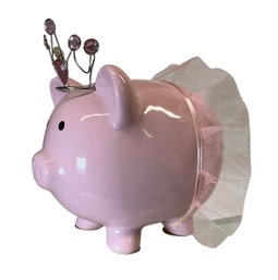 Cute And Kitsch Pig In A Tutu Piggy Bank