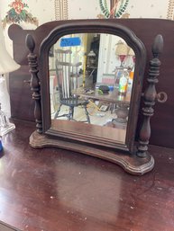 Vintage Dresser Top Chevalier Shaving Mirror 17.5' High