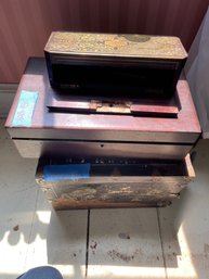 3 Antique Boxes - Project Pieces