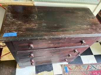 Antique Cottage Chest Of Drawers