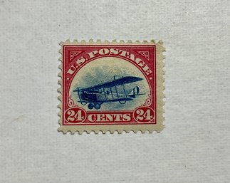 1918 Curtis Jenny Airplane 24 Cents Postage Stamp