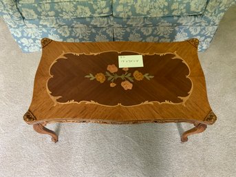 2C Rose Motif French Style Coffee Table