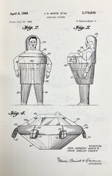 Vintage 1960s Patents For Bizarre Technology Sea Survival System Closed Track Airport Etc