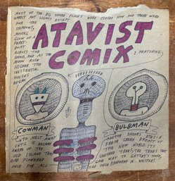 Atavist Comix Original Outsider Art By Jon Sarkin