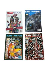 Raw Vision Magazine Full Year 2003 Four Issues Thornton Dial Marginal Arts William Hawkins Art Brut