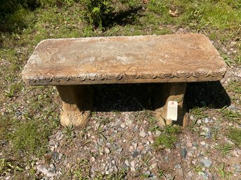 Concrete Lawn Garden Bench