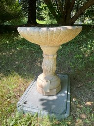 Concrete Birdbath