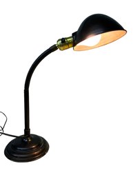 Working Vintage Tall Bendy Metal Desk Lamp