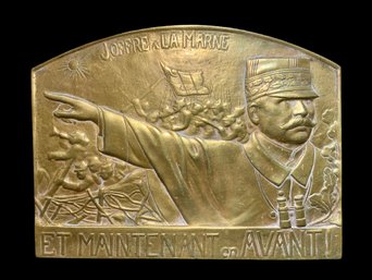 Joffre Battle Of The Marne Sculpture Bronze WWI