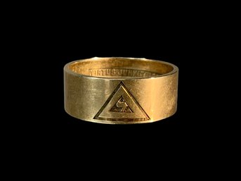 14K Masonic Antique Ring 1921