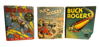 Buck Rogers 25th Century AD Big Little Book 1933 Planetoid Plot And Moons Of Saturn