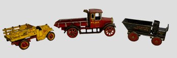 1930s Iron Toys Re-painted Arcade Kenton Etc