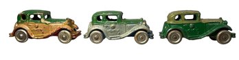 Three 1930s A C Williams Iron Toy Austin Automobile