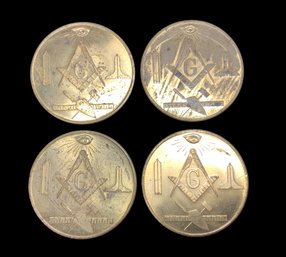 Vintage Masonic Made A Mason Token