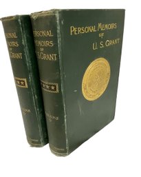 1885 Antique Book Personal Memoirs Of U.S. Grant Published Two Volumes