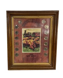 Buffalo Head Nickels 1928 1924 1938 Framed