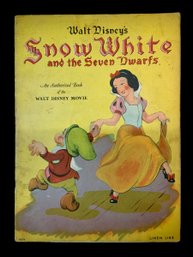 1938 Snow White Early Disney Children's Book