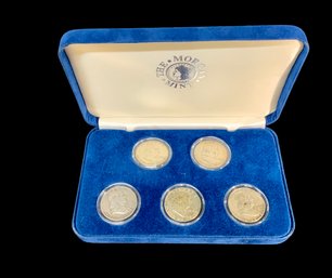 Liberty Walking 1941-45 Cased Set Ben Franklin Half Dollars 1950-63 US Commemorative Half Dollar Set