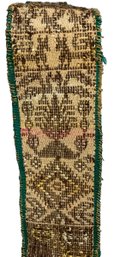 Antique Peruvian Woven Sash With Animals And Figures