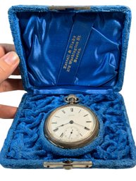 Antique Sterling Waltham Pocket Watch