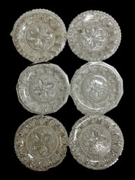 6 Antique Sandwich Glass Dishes