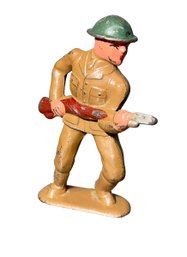 Barclays Manoil Toy Lead Or Metal Soldier #706 Bayonet Soldier