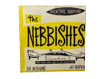 1955 Box Of Nebbishes Cocktail Napkins Novelty