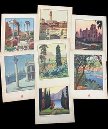 7 Unique Cruise Menus SS Roma 1938