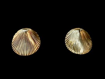 Hannoush Jewelers 14K Shell Earrings