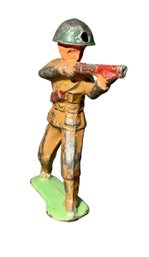 Barclays Manoil Vintage Lead Or Metal Toy Soldier Sharpshooter #747 WWI