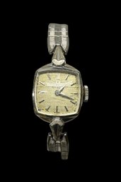 Vintage White Gold 14K Omega Ladys Wristwatch
