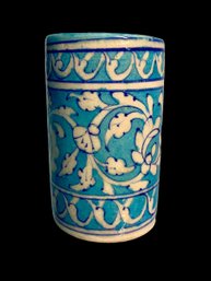 Small Jaipur Blue Pottery Vessel