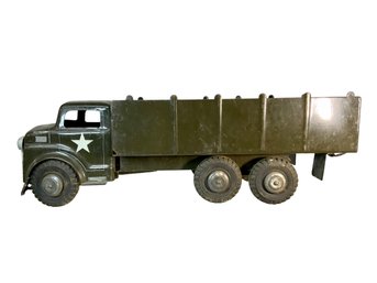 Vintage 1950'S Marx Lumar U.S. Army Military Transport Truck 19 Inches Long