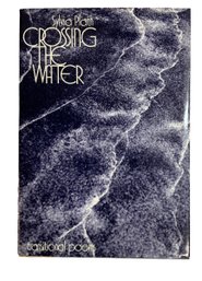 Sylvia Plath First Edition 1971 Dust Jacket, Vintage Book Crossing The Water Transitional Poems By