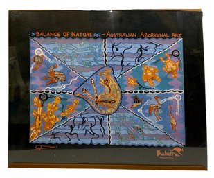 Australian Aboriginal Art Silkscreen Dream Time Bulurru Caama Karen Taylor