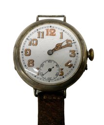 Sterling Silver WWI? Trench Watch Working
