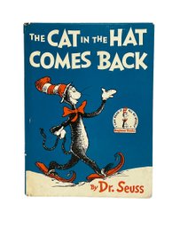 The Cat In The Hat Comes Back Dr. Seuss 1958 Beginner Books Early Printing Possible 1st Ed.