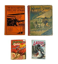 Four Childrens Books Big Little Books Battleship Boys Mammas Stories For Little Ones Journey Center Earth