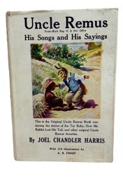 Antique Book Uncle Remus By Joel Chandler Harris Illustrated By A B Frost 1921 In Dust Jacket