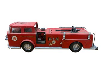 Vintage Buddy L Texaco Oil Fire Chief Truck