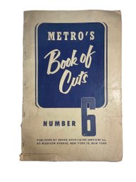 Metros Book Of Cuts Number 6 Graphic Art Design Advertising Art 1953 Illustrators